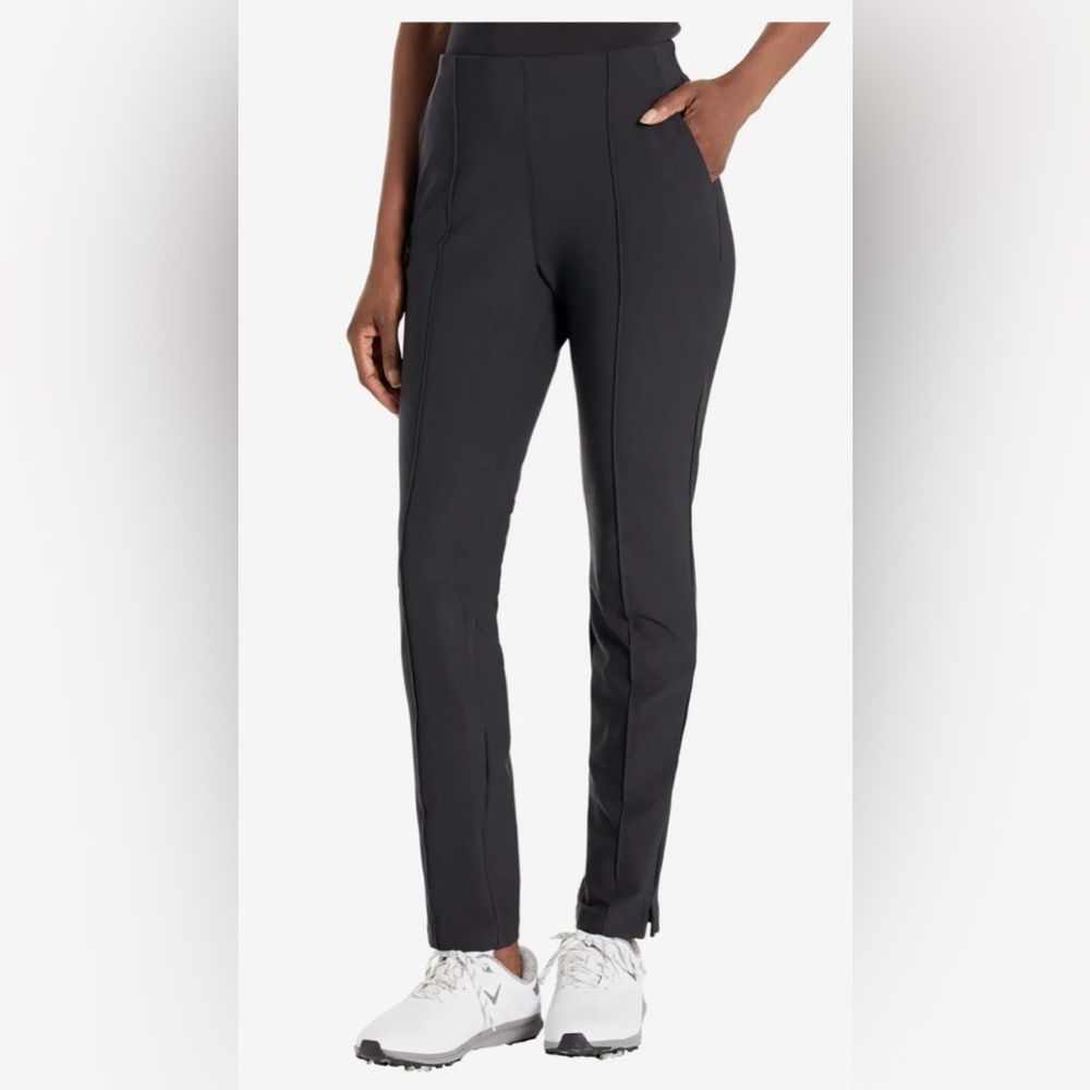 NWT black size Medium Adidas pintuck pants